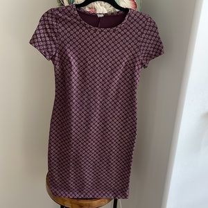 Purple graphic tshirt dress